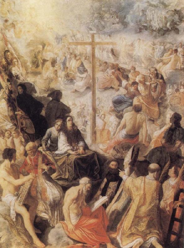 Adam  Elsheimer The Glorification of the Cross Sweden oil painting art